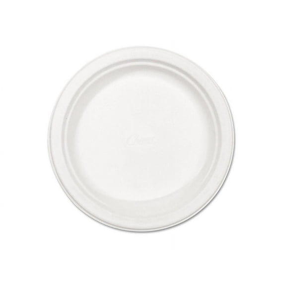 Huhtamaki Lunch Paper Plates, 8.75", Chinet White, 125 Count