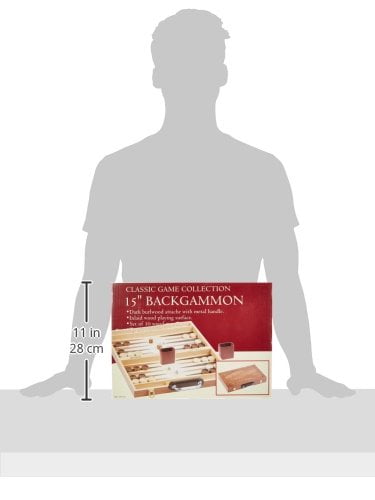 15' Burlwood Backgammon