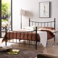 thumbnail image 2 of Hodedah Complete Metal Queen Size Bed in Black, 2 of 5