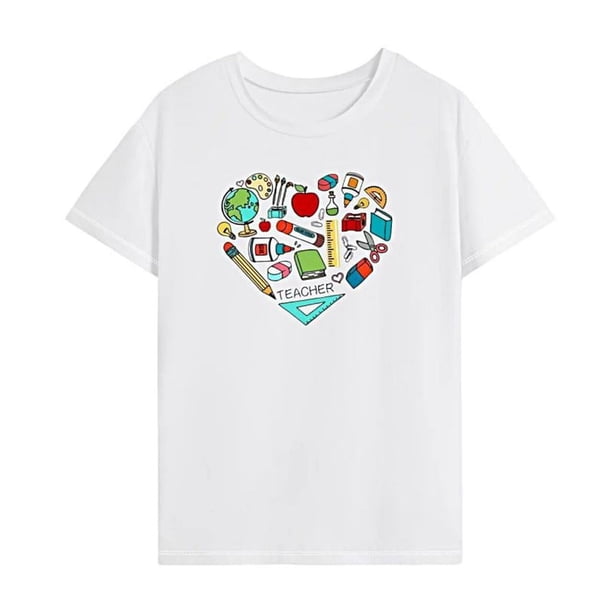 Camiseta de mujer suave, cómoda, casual, cuello redondo, camiseta de verano, camiseta básica XL