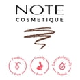 thumbnail image 2 of Lápiz para cejas Note Cosmetics, de aspecto natural, impermeable, mate, 2 of 7