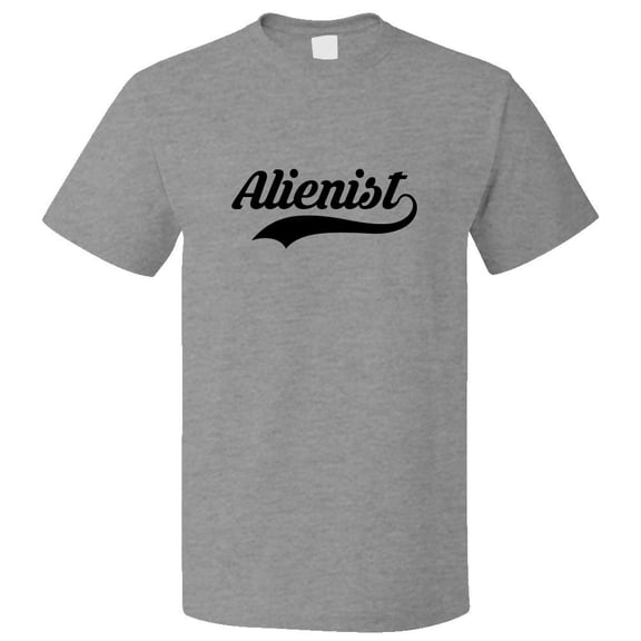 Funny Alienist Retro Old School T shirt Tee Gift