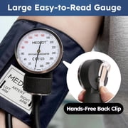 LotFancy Manual Blood Pressure Cuff, Aneroid Sphygmomanometer and Stethoscope Kit, BP Cuff 10-16