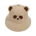 thumbnail image 1 of Sombrero De Pescador De Oso De Dibujos Animados, Sombrero De Cubo De Verano Para El Sol, Gorra De Pescador De Ala Ancha Para Adultos, Niños, Mujeres Y Hombres Minnieouse AP007243-01, 1 of 6