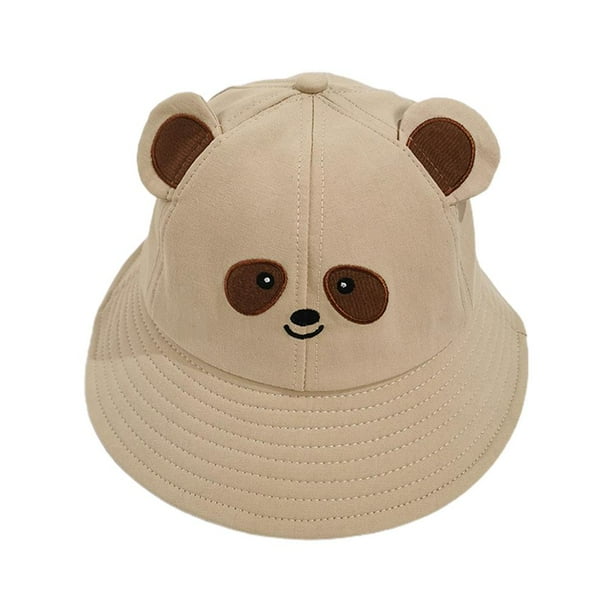 Sombrero De Pescador De Oso De Dibujos Animados, Sombrero De Cubo De Verano Para El Sol, Gorra De Pescador De Ala Ancha Para Adultos, Niños, Mujeres Y Hombres Cateissary AP007243-01