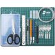 thumbnail image 1 of Tapete de Corte Autorreparable de 45 * 30 cm (A3), Juego de 9 con Cuchillas de Arte y Manualidades, PVC Antideslizante de Doble Cara, Ideal para Manualidades, scrapbook etc, 1 of 7