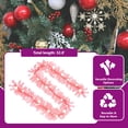 thumbnail image 5 of vidaXL Christmas Garland Artificial LED Lights Pink, 5 of 12