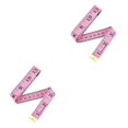 thumbnail image 4 of Matsuzay Tailor Tape Measuring Clothes Dress Sewing Double Sided Cloth Waist Dressmaker Professional Scale Ruler Head Rosado 2Conjunto, 4 of 6