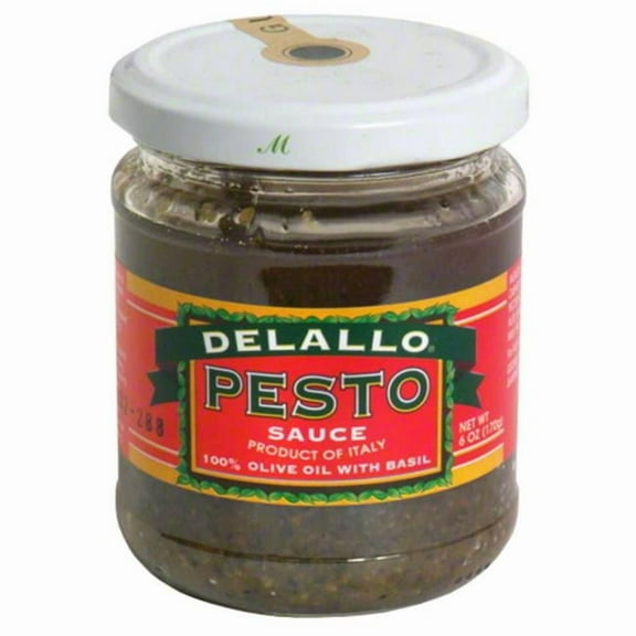 Delallo Olive Oil Pesto Sauce, 6.5 oz (Pack of 12)