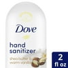 Dove Nourishing Hand Sanitizer Antibacterial Gel Shea Butter & Warm Vanilla, 2 oz