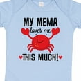 thumbnail image 4 of Inktastic My Mema Loves Me Grandson Boys or Girls Baby Bodysuit, 4 of 5
