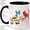 Black, variant on Goldfinch Cardinal Watercolor Coffee Mug, Spring Birds Mug, Daily Coffee Tea Cup for Home Office, Cherry Branch with Blue Butterfly, Blossom Garden Nature Art, Bird Lovers Women Men