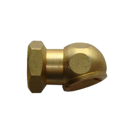 

1/4 FPT Angle Ball Foot Brass Chuck with Shut-off Valve