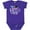 Purple, variant on Inktastic My Daddy Did It and He Did It for Me with Graduation Cap Girls Baby Bodysuit
