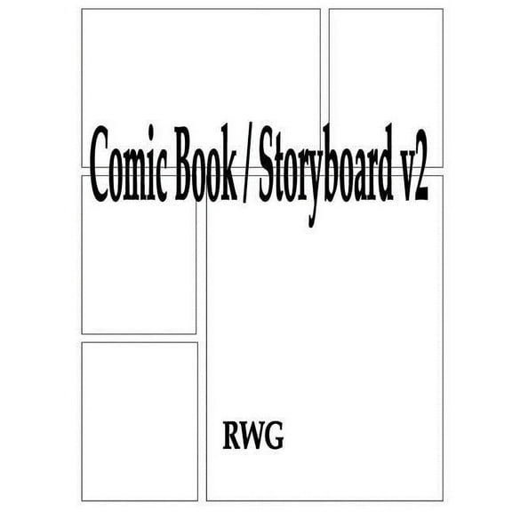 Comic Book / Storyboard v2: 50 Pages 8.5" X 11" (Paperback)