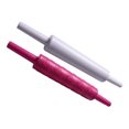 thumbnail image 3 of LOVERLYZ 2pcs Multifunctional Rolling Pin Plastic Embossed Rolling Pin Cake Embossing Roller Fondant Decorating Dumpling Utensils for DIY Kitchen (Rose Red + White), 3 of 9
