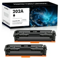 Colorich 202A Black Toner Cartridge 2-Pack Compatible for HP CF500A 202A CF500X 202X Color LaserJet Pro M254dw M254dn MFP M281fdw Printer Ink
