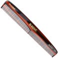 thumbnail image 1 of Kent 3T Peine de doble diente de 6,5 pulgadas, peine de aseo de dientes finos y anchos para cabello, barba, bigote, peinado grueso y fino para hombres, mujeres y niños, fabricado en Inglaterra, 1 of 5
