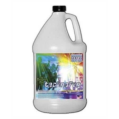 Techno Fog - DJ Party Club & Mix - Fog Machine Fluid - 1 Gallon - Designed for Event Lighting