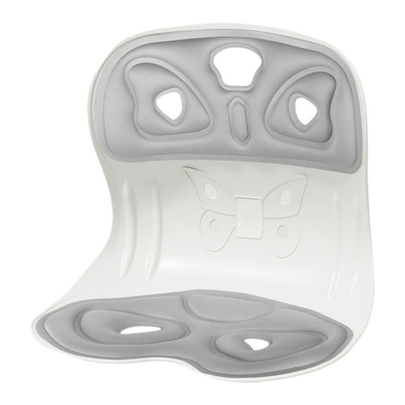 Ergonomic Back Support Office Posture Correction Chair Cushion Lumbar Support Cushion With Memory Foam Seat Cushion For Lower Back Pain Relief(Grey#1003Gy)