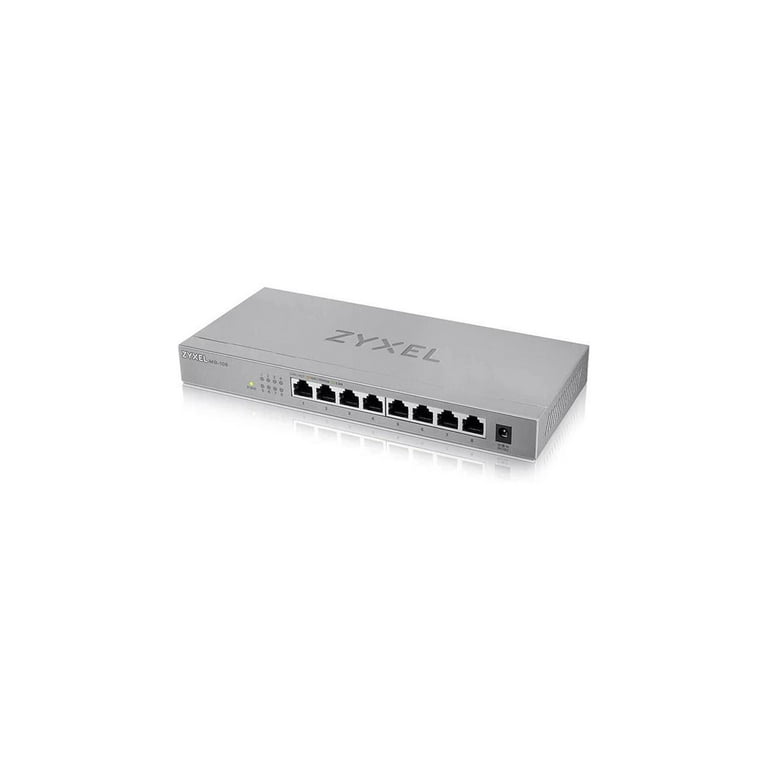 Zyxel 8-Port 2.5G Multi-Gigabit Unmanaged Switch (Model MG-108) (Review)