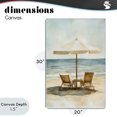 thumbnail image 4 of Stupell Industries Coastal Watercolor Paradise Seaside Retreat Canvas Art, 20 x 30, by Petals Prints Design, 4 of 8