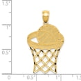 thumbnail image 3 of 14K Yellow Gold Charm Pendant Themed Men'S 32 mm 19, 3 of 3