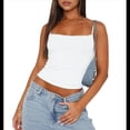 thumbnail image 1 of Top Corto Básico Sin Mangas con Tirantes Finos para Mujer XL, 1 of 10
