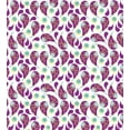 thumbnail image 3 of Ambesonne Paisley Duvet Cover Set, Pastel Oriental Leaf Motifs, Queen, Purple Aqua and Green, 3 of 3
