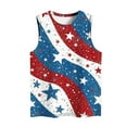 thumbnail image 4 of Aloohaidyvio American Flag Tank Tops for Women Funny USA Flag Graphic Sleeveless Tshirt 4th of July Memorial Day Gift Tee Vest, 4 of 5