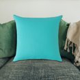 thumbnail image 3 of Flmtop 1PC Waterproof Pillowcases Solid Color Pillow Covers Washable Cushion Cases Zipper Closure Wear Resistant Pillowcase Shell for Patio Furniture, 3 of 10