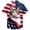 /c73Red3354, variant on WEIGFI Toddler Baby Boys T-Shirts Independence Day American Flag Graphic Print Patriotic Short Sleeve Casual Summer Lapel Cute Beach Top,Black1,5-6 Years