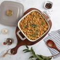 thumbnail image 2 of Smith & Clark 4 Quart Enameled Cast Iron Square Dutch Oven Pot with Lid, Gray, 2 of 6