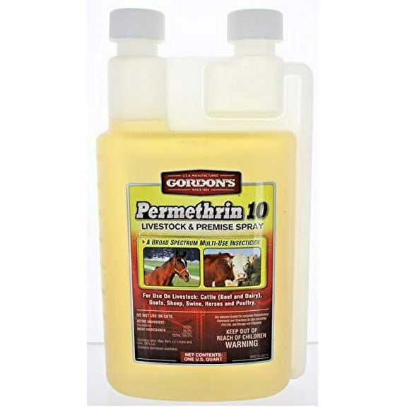 Gordon's Permethrin 10 Livestock & Premise Spray Insect Killer Liquid Concentrate 32 oz