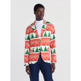 thumbnail image 5 of Jolly Knits Men's Christmas Holiday Print Suit Jacket Blazer, Sizes XS-3XL, 5 of 6