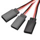 thumbnail image 3 of Cable de servo RC 4 vías para JR Futaba, cordón de extensión de 30 núcleos, 165 mm, 3 pines en negro/rojo/blanco, 2 piezas, 3 of 4