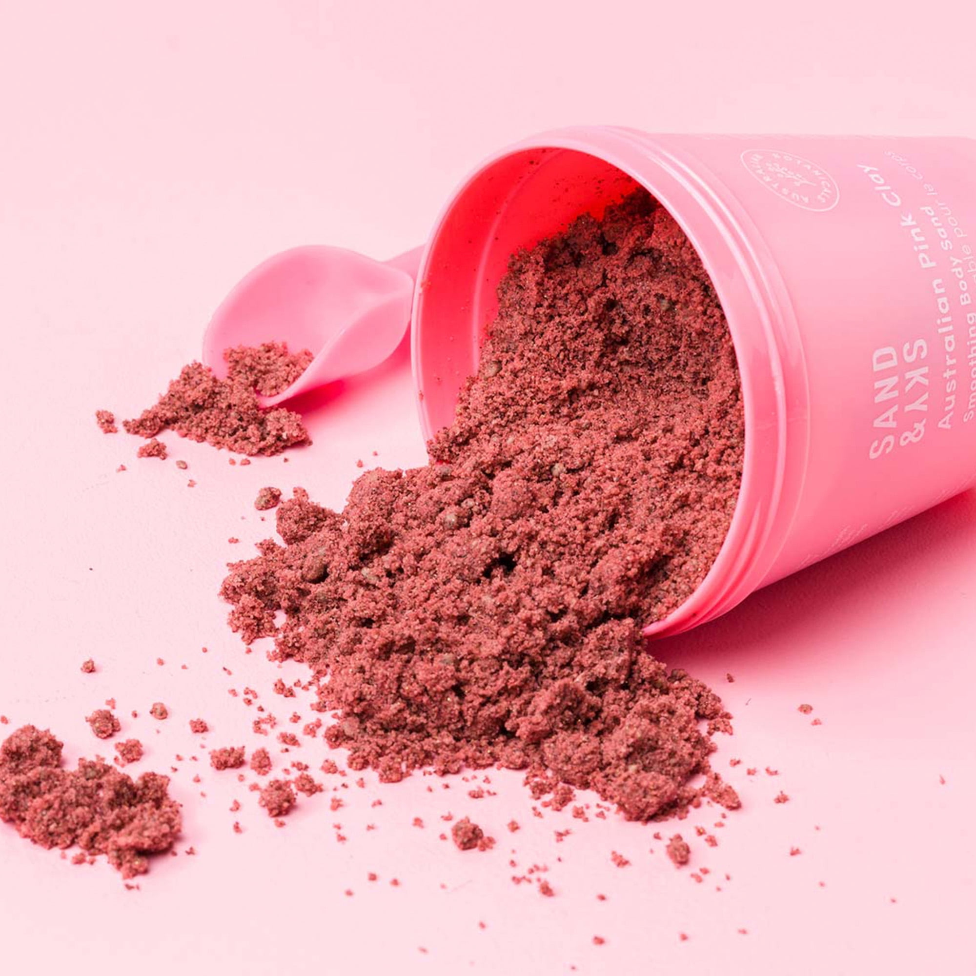 Sand & Sky Australian Pink Clay Smoothing Body Sand, 6.4 oz