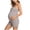 Gray, variant on 2 Piece Women's Maternity Nursing Pajamas Set, Built-in Bra Adjustable Strap Cami Top and Shorts Loungewear, Breastfeeding Sleepwear for Pregnancy