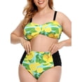 thumbnail image 5 of As Rose Rich Women's Plus Size Swimsuit Two Piece Bathing Suits, 3X, 5 of 9