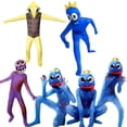 thumbnail image 2 of Disfraz de Halloween 2024 de R-Rainbow Friends para niños, disfraz de monstruo azul Wiki, juego de terror, mono, disfraz de fiesta de cumpleaños de Canival, 2 of 4