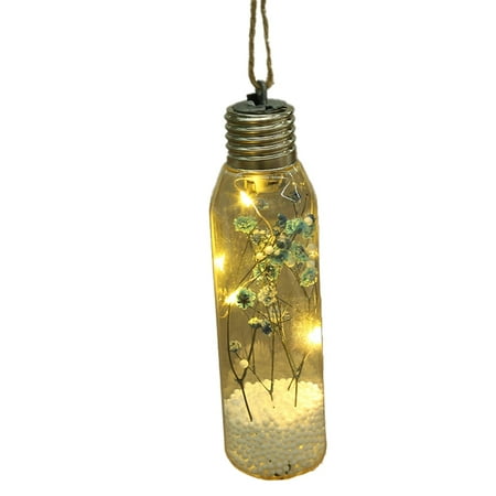 

YUEtays Christmas Hanging Christmas Vintage Decor String Light LED Bulbs String Lights Christmas String Light With Tree & Snow & Cute Ornaments Snow Globe String Lights For Bedroom Christmas Decor