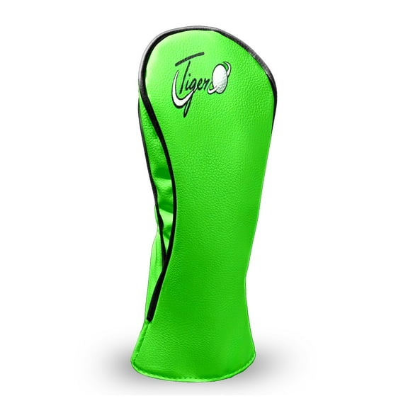 Green Tiger Golf Club Head Covers Waterproof Leather Golf Head Covers for Men Women Driver Head Cover Fairway Headcover for Golf Lovers