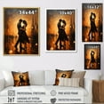 thumbnail image 4 of Designart "Tango Duet Synchronicity I" Music Wall Art Prints, 4 of 7