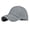 Grey, variant on Vintage Solid Color Adjustable Anti UV Outdoor Sports Ponytail Hat Baseball Cap