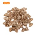 thumbnail image 3 of Uxcell 30pcs Coffee Bow Ties 1.5"x1" Mini Bowknot for Crafting Little Satin Bows, 3 of 5