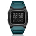 thumbnail image 1 of Reloj electrónico deportivo retro de pantalla grande cuadrado para hombre, luminoso, resistente al agua, multifuncional, para exteriores, militar, reloj deportivo, 1 of 6