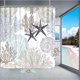 thumbnail image 3 of Cortina de ducha Tritard, 183 x 198 cm, náutica, impermeable, 3 of 7