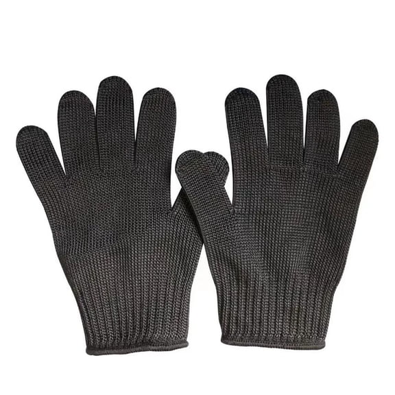 1 Pair of anti-cut labor protection gloves, safety, self-defense, cutting metal mesh, butcher anti-cut, breathable protection