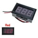 thumbnail image 2 of Medidor voltaje DC4.5V-30V Voltímetro impermeable 0 56 pulgadas para motocicleta automóvil () Rojo, 2 of 4