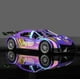 thumbnail image 1 of ToyKingdee Laser Inertia Racing Car Toy Cool Racing Model Rambo Simulation Car Ornaments Purple, 1 of 7